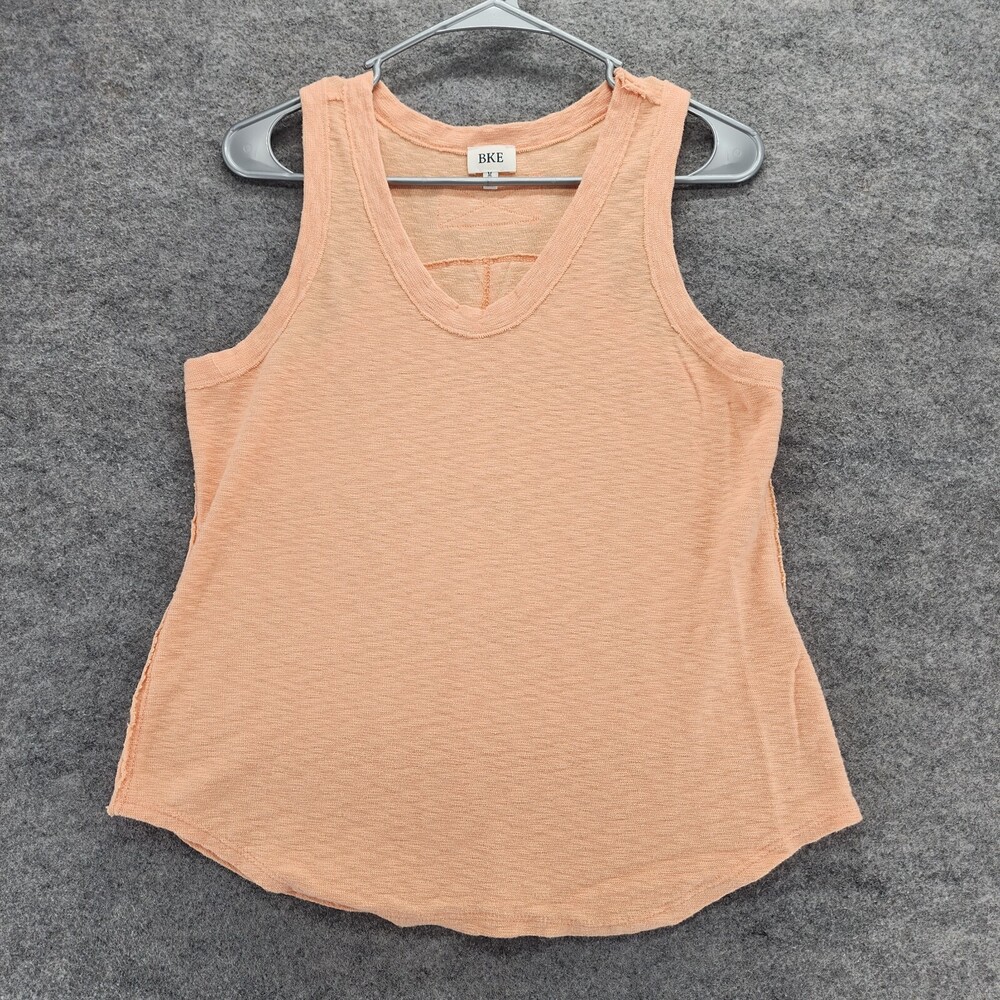 BKE Buckle Tank Top Womens Medium Peach Orange Sleeveless
